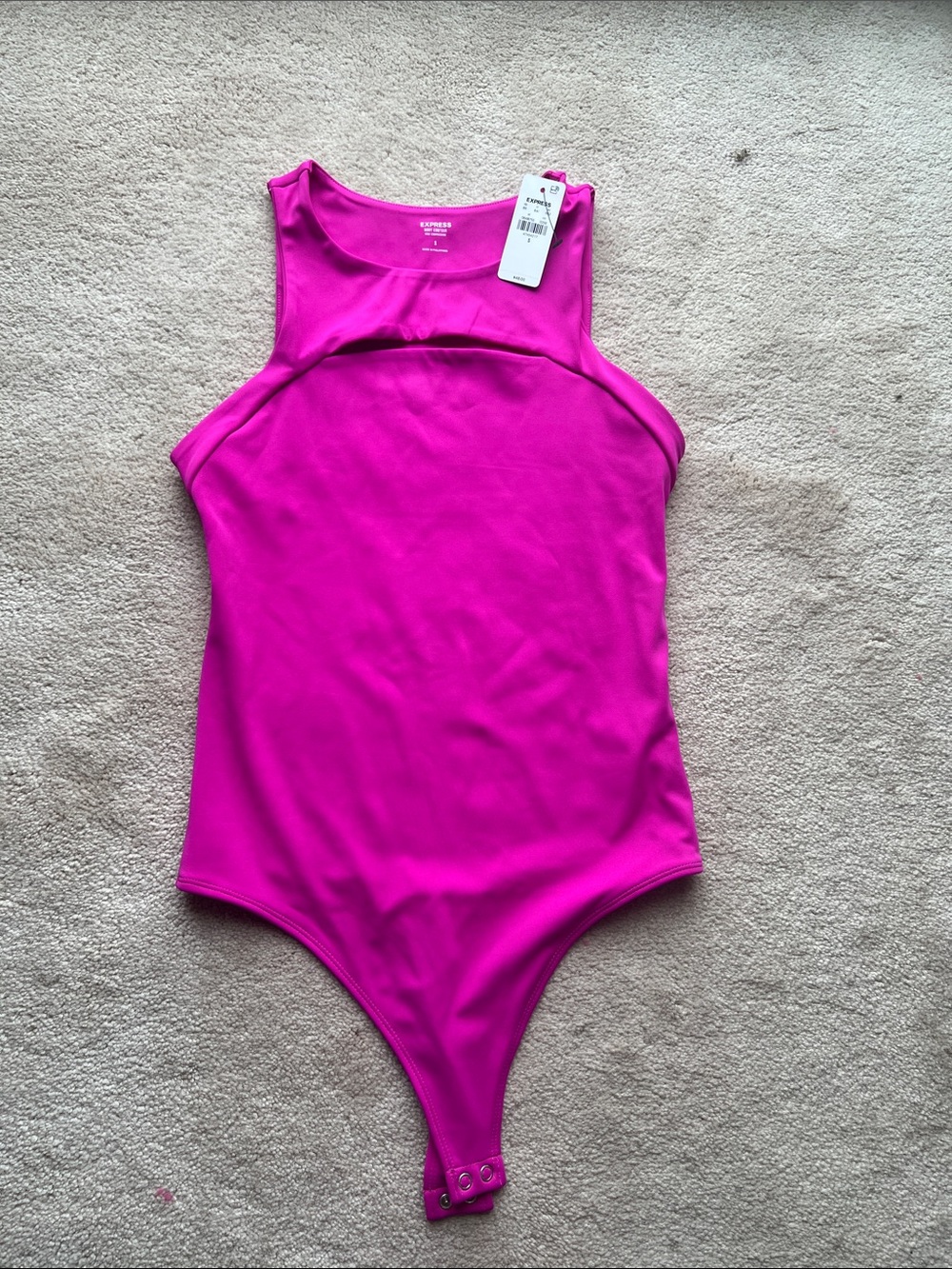 NWT Express Hot Pink Sleeveless Tank Top
